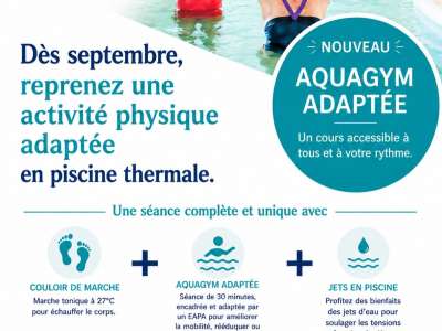 © affiche Aquagym aux thermes de Jonzac_Jonzac