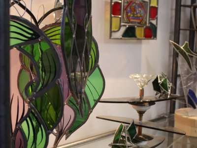 © Photo The Glassisters - Atelier Vitrail - Blandine Drouet_Jonzac