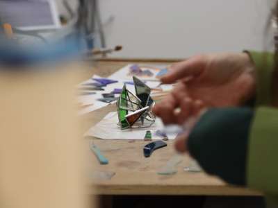 © Photo The Glassisters - Atelier Vitrail - Blandine Drouet_Jonzac