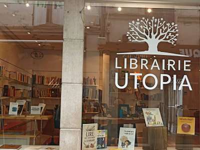 © photo Librairie Utopia_Jonzac
