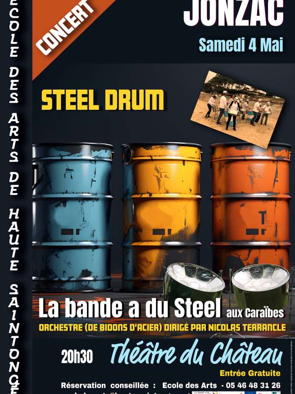 Concert Steel Drum à Jonzac