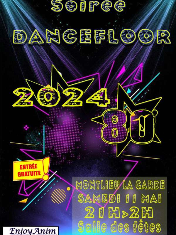 soirée dancefloor années 80 Du 11 au 12 mai 2024