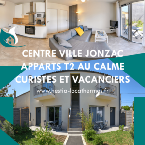 Résidence Hestia et appartements plain-pied Appartement location curistes et vacanciers Jonzac