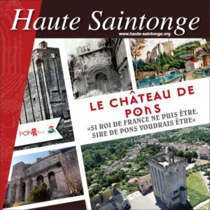 Première de couverture du livret sur la patrimoine de la ville de Pons - Charente-Maritime 17