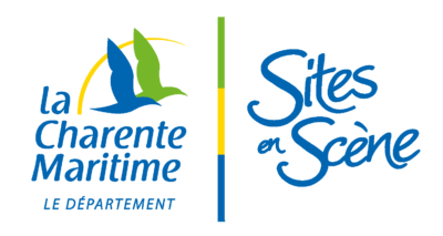 Logo Sites en scéne - événements proposés avec le département de la Charente-maritime.