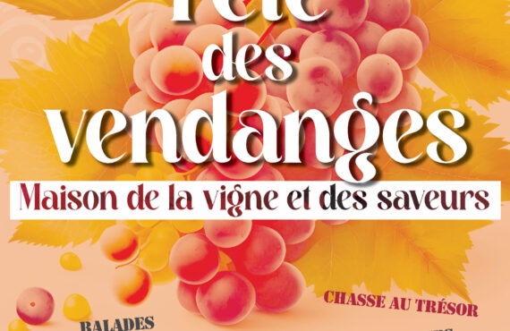 affiche fête des vendanges 2024 à Archiac