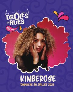 visuel Kimberose à Jonzac en juillet 2025
