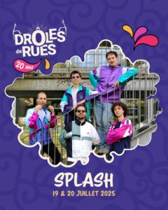 Splash intermède musical de Drôles de rues Jonzac 2025