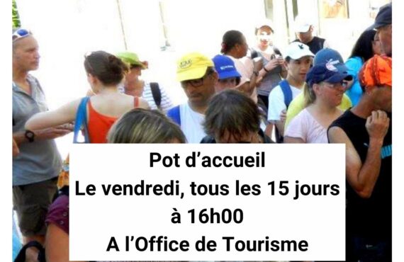 Pot d'accueil affiche récurrente