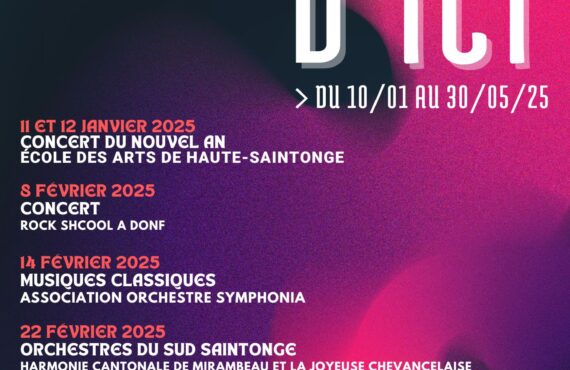 affiche nuits d'ici jonzac 2025