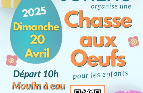 Chasse aux oeufs 2025 affiche sucette
