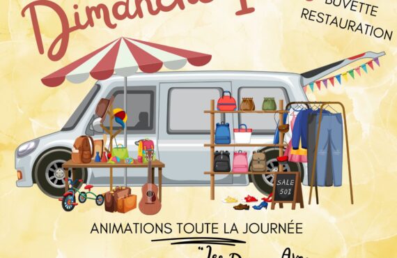 affiche brocante de Celles de juin 2025