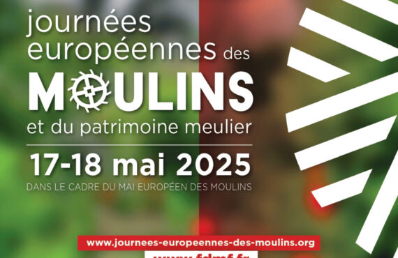 affiche journées européennes des moulins 2025