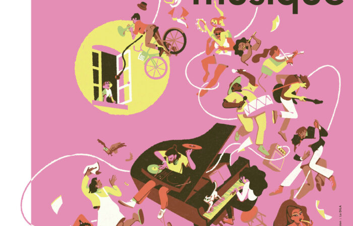 affiche fête de la musique 2025 à Jonzac haute saintonge