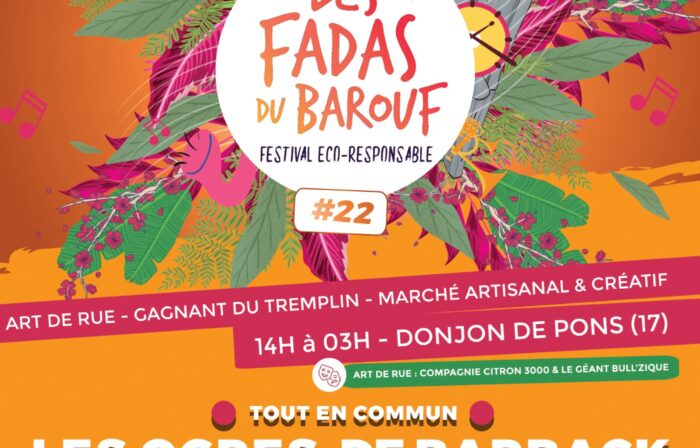 affiche 2025 fadas du barouf à pons