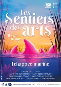 affiche sentiers des arts 2025 haute saintonge