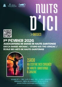 Affiche 2026 Nuits d'ici danses du 1er février