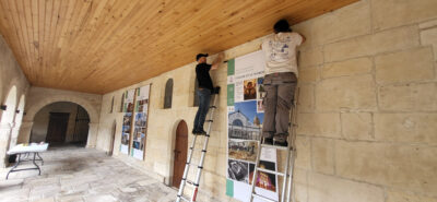 photo installation expo 40 ans des thermes de Jonzac