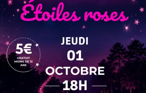 affiche marche aux étoiles des Thermes de Jonzac au bénéfice d'Octobre Rose 2026